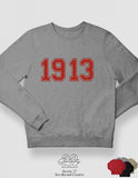 1913 with outline Delta Sweatshirt
