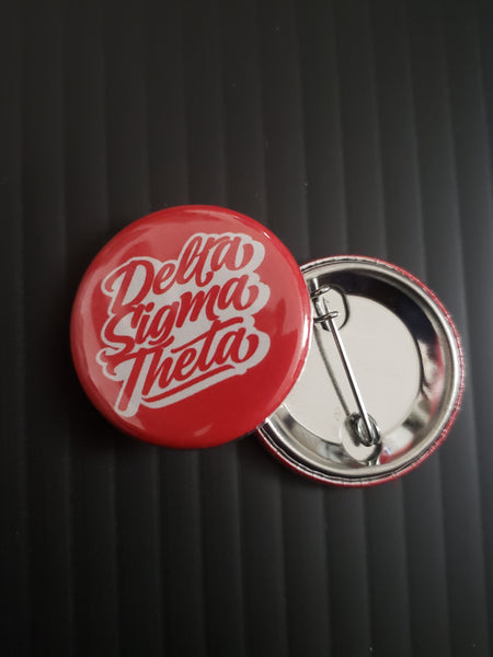 Delta Sigma Theta 1" Pin Button
