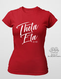 Theta Eta Script Tshirt