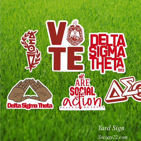 Delta Yard Sign Collection (One side)