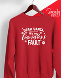 Dear Santa Line's Fault
