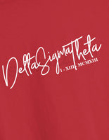 Delta Sigma Theta Cursive with Roman Numeral Founding Date Sweatshirt