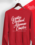 Greater Cleveland Alumnae Chapter Red Sweatshirt