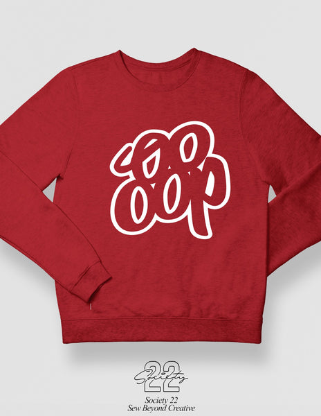 OO-OOP Red Sweatshirt