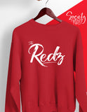 The Redz Cursive Red Sweatshirt