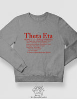 Theta Eta Definition Sweatshirt