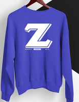 Large Z Royal and White Sweatshirt