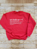 unbotheRED dictionary  Sweatshirt