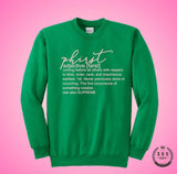Phirst Green Sweatshirt