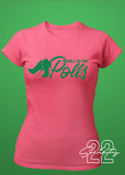 Stroll to the Polls Sorority Tshirt Pink and Green