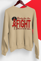 AIDS Awareness Sweatshirt in Cream