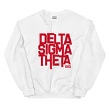 Delta Sigma Theta Block Unisex Sweatshirt